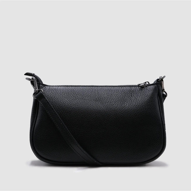 WESTIE - Borsa a baguette in pelle - NERO - MIDMAIND™ | BRAND