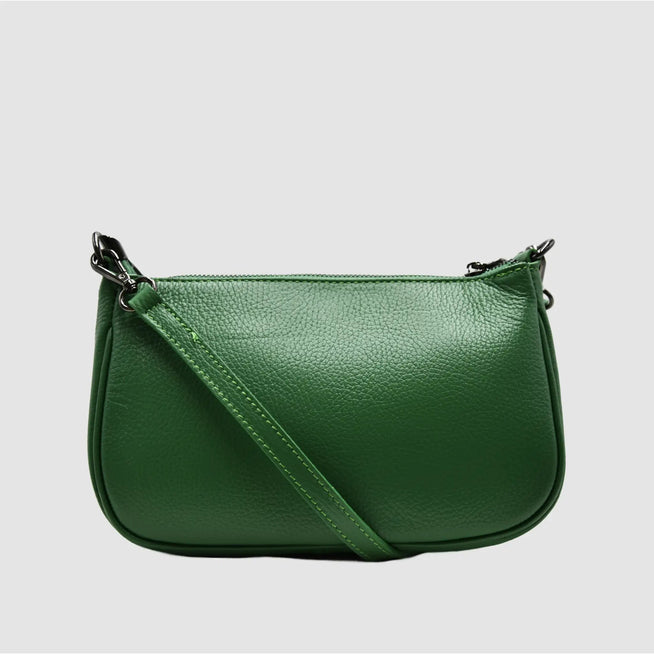 WESTIE - Borsa a baguette in pelle - VERDE - MIDMAIND™ | BRAND