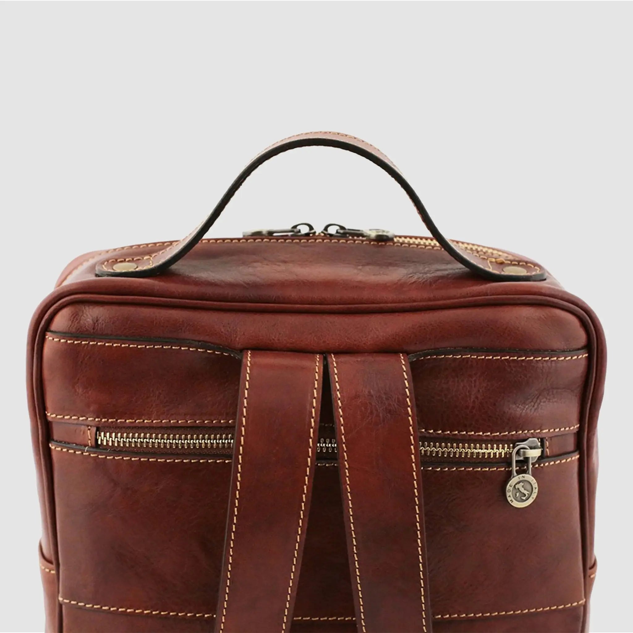 Zaino in Cuoio Porta PC Made in Italy | BUSINESS PACK - MIDMAIND™ | BRAND