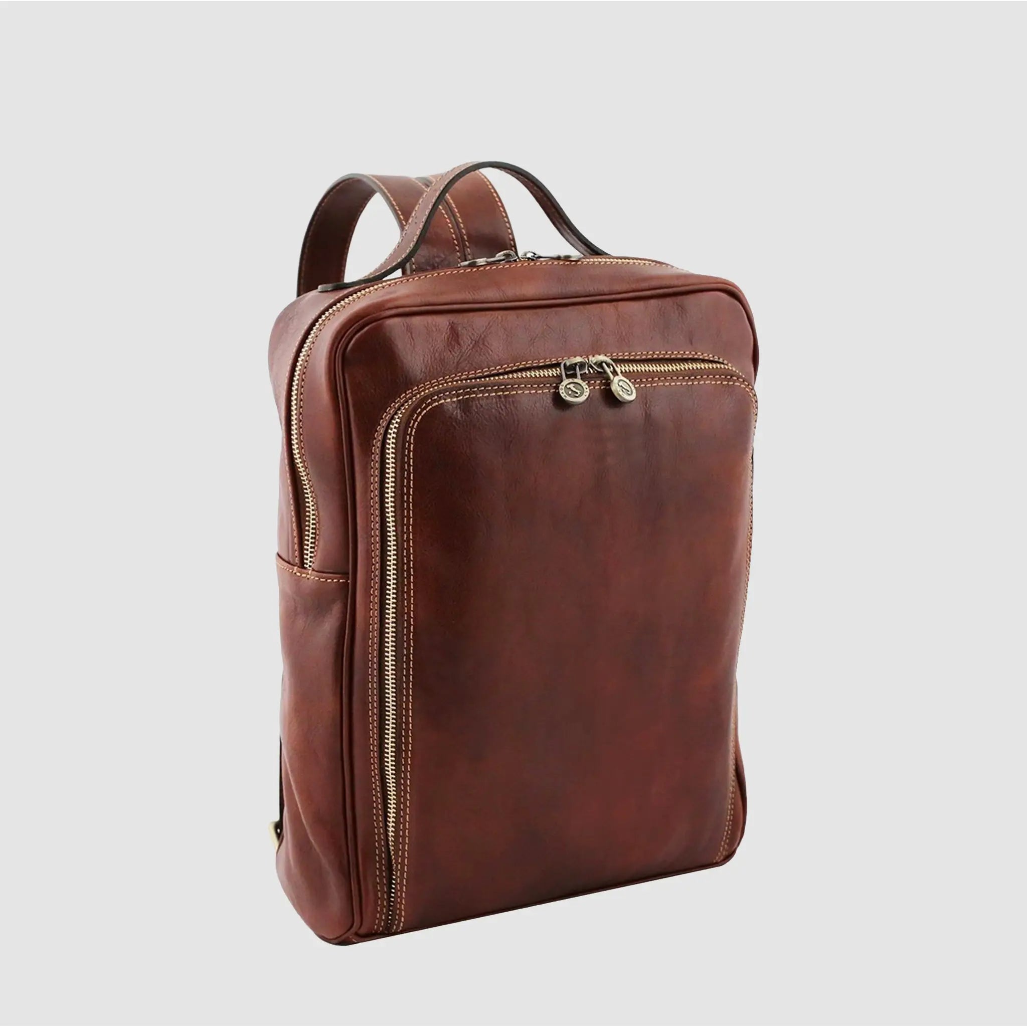 Zaino in Cuoio Porta PC Made in Italy | BUSINESS PACK - MIDMAIND™ | BRAND