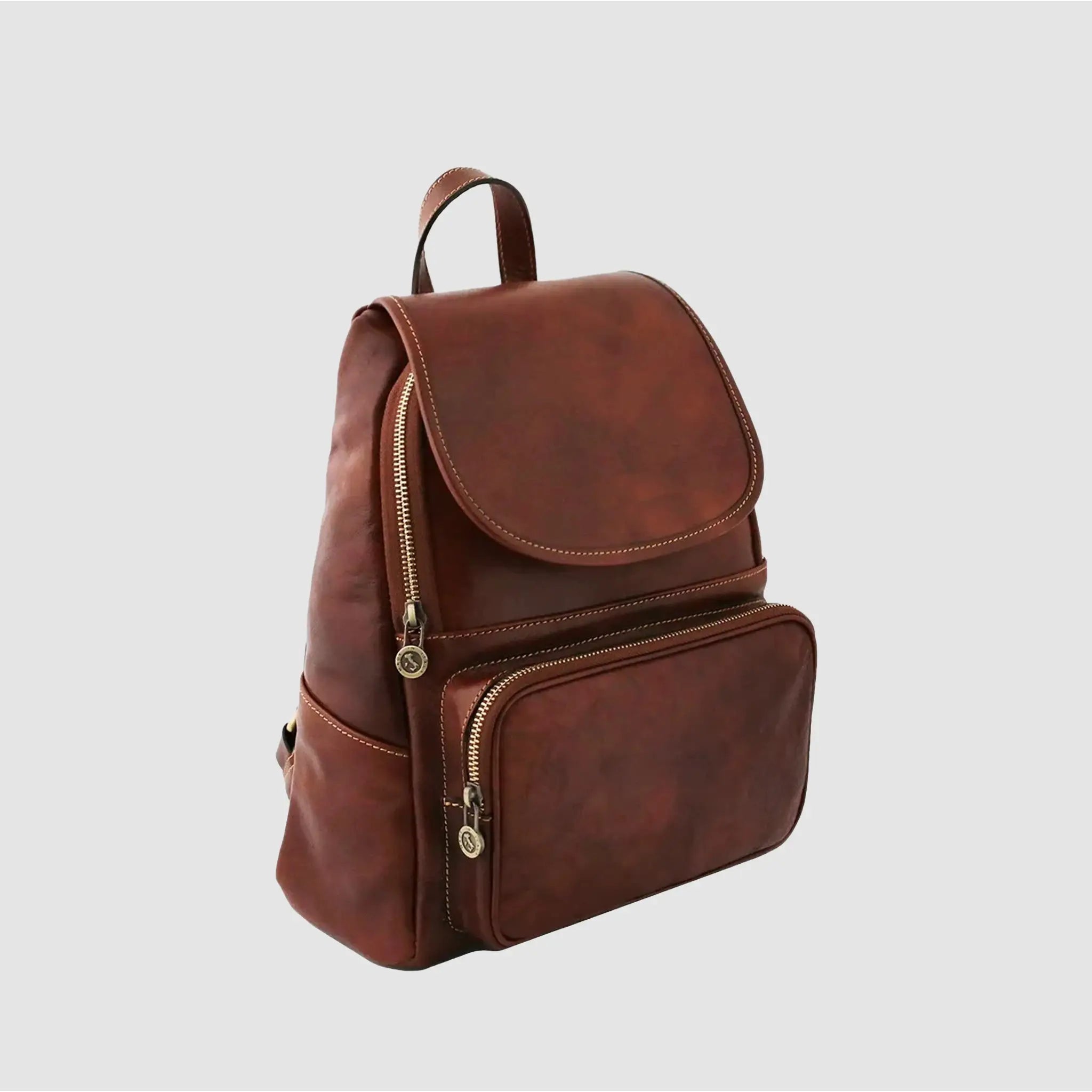 Zaino in Vera Pelle Pieno Fiore Made in Italy | DAILY PACK - MIDMAIND™ | BRAND