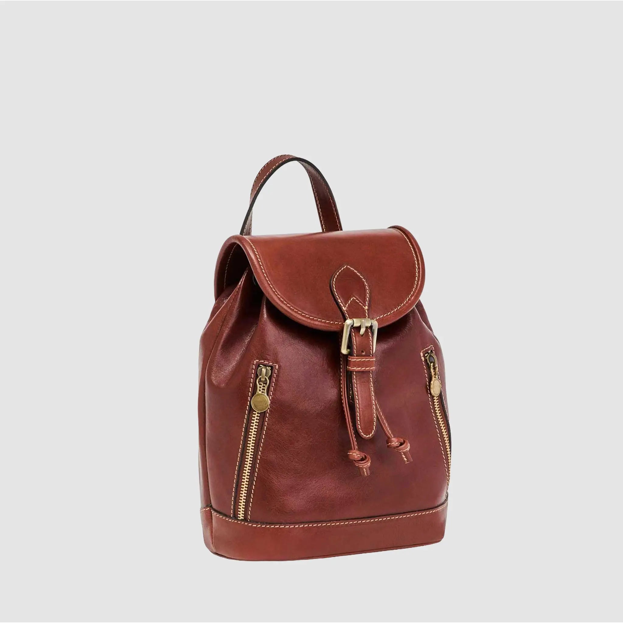 Zaino Piccolo in Vera Pelle Pieno Fiore Made in Italy | URBAN MINI PACK - MIDMAIND™ | BRAND