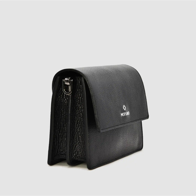 BLADE - Borsa a tracolla in pelle - NERO - MIDMAIND™ | BRAND