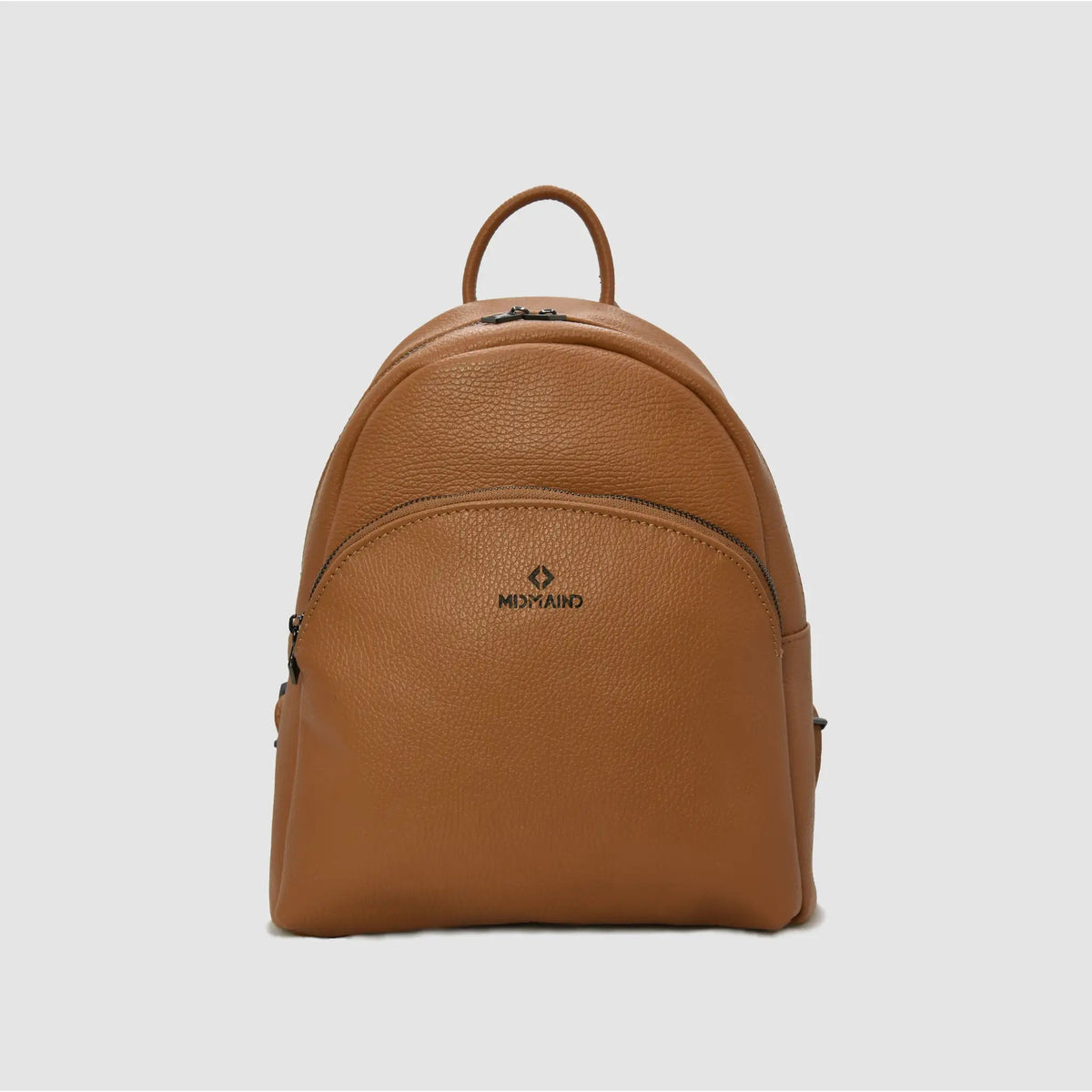 FLOW - Zaino piccolo in pelle - CAMEL - MIDMAIND™ | BRAND