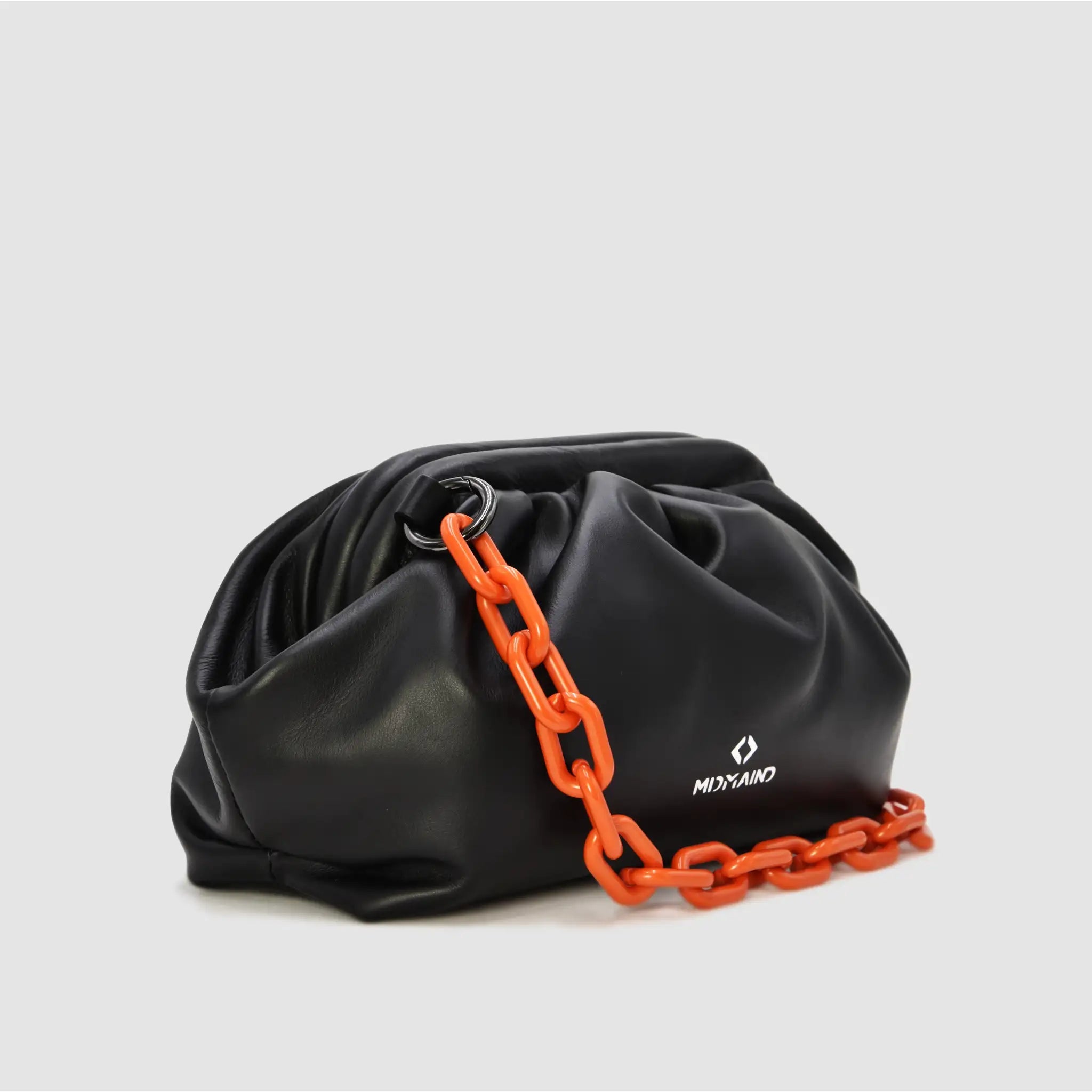 Portafoglio Biker In Pelle Di Vacchetta – 19,5 Cm Con Catena In Metallo Rimovibile, Portamonete Con Cerniera E 4 Scomparti, Motivo Testa D'Aquila