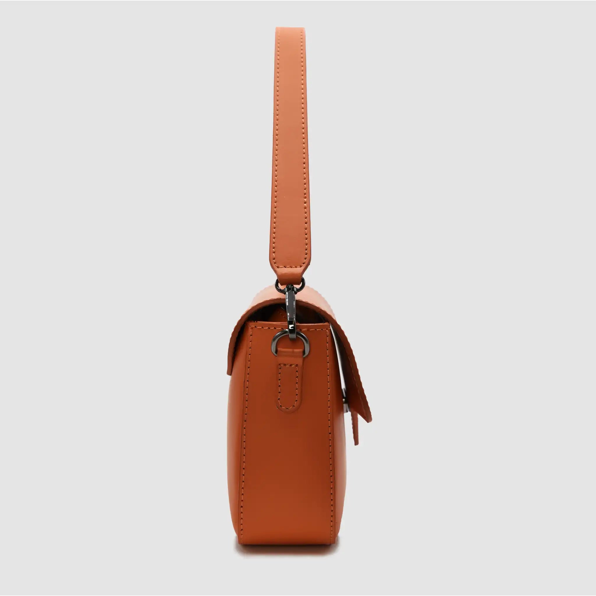 MIND - Borsa baguette in pelle - ARANCIONE - MIDMAIND™ | BRAND