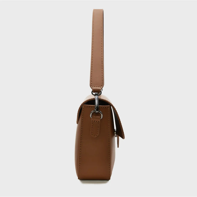 MIND - Borsa baguette in pelle - CAMEL - MIDMAIND™ | BRAND