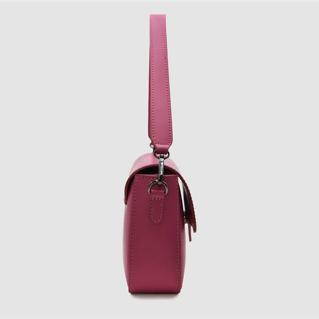 MIND - Borsa baguette in pelle - FUCSIA - MIDMAIND™ | BRAND