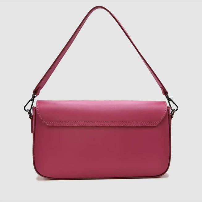 MIND - Borsa baguette in pelle - FUCSIA - MIDMAIND™ | BRAND