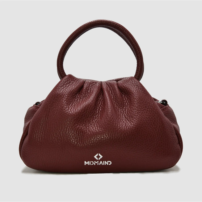 PETITE - Borsa a mano in pelle - ARANCIONE - MIDMAIND™ | BRAND