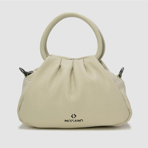 PETITE - Borsa a mano in pelle - CREMA - MIDMAIND™ | BRAND