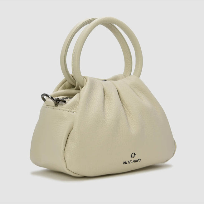 PETITE - Borsa a mano in pelle - CREMA - MIDMAIND™ | BRAND