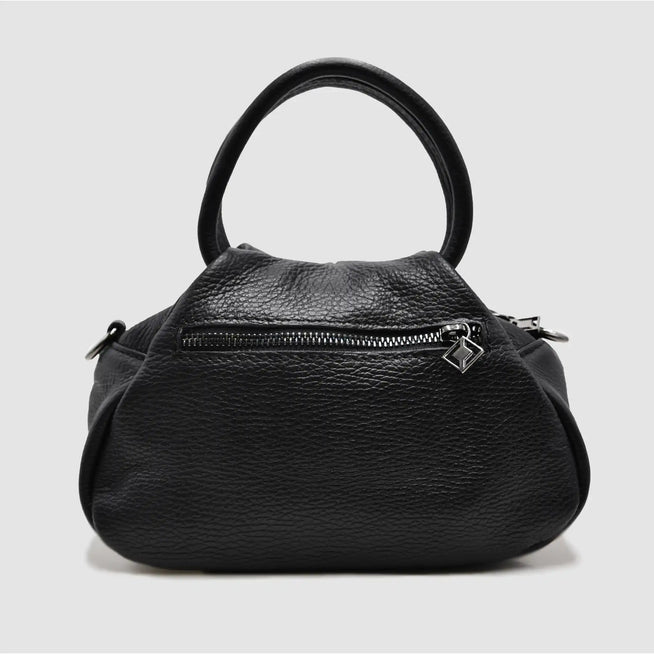 PETITE - Borsa a mano in pelle - NERO - MIDMAIND™ | BRAND