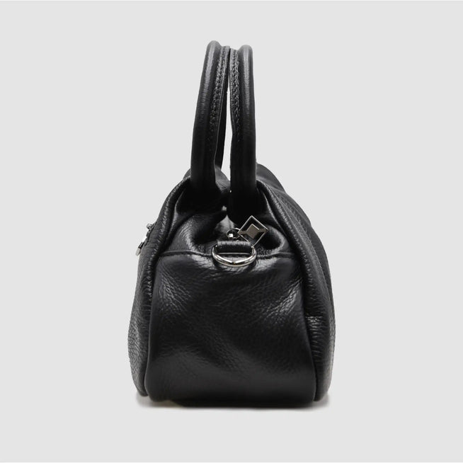 PETITE - Borsa a mano in pelle - NERO - MIDMAIND™ | BRAND