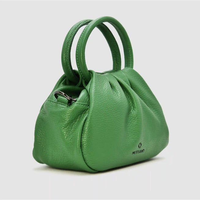 PETITE - Borsa a mano in pelle - VERDE - MIDMAIND™ | BRAND